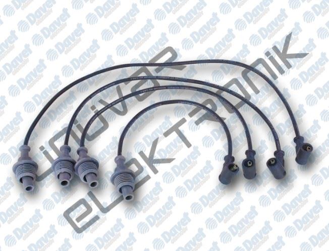 UNUVAR 7006 Buji Kablosu P306- P406- Xsara- Xantia- P405 Xu7jp 1.8 8v- P405 Xu5jp 1.6 8v